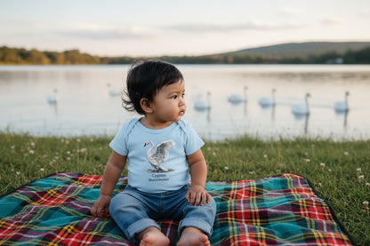 Trumpeter Swan Illustration Infant Bodysuit