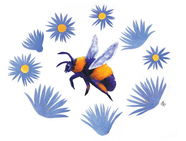 Bumblebee and New England Aster