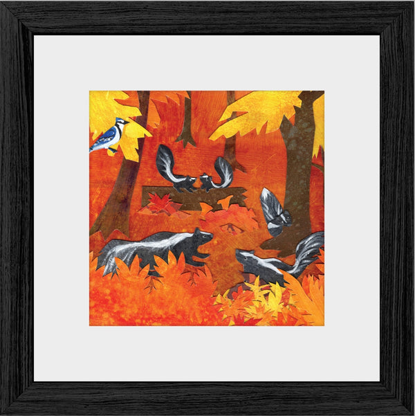 Skunks in Autumn